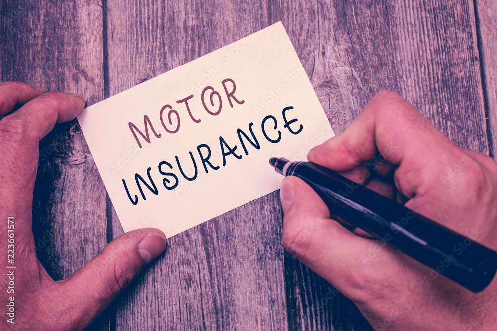 Writing note showing Motor Insurance. Business photo showcasing Provides financial compensation to cover any injuries. Writing note showing Motor Insurance. Business photo showcasing Provides financial compensation to cover any injuries.