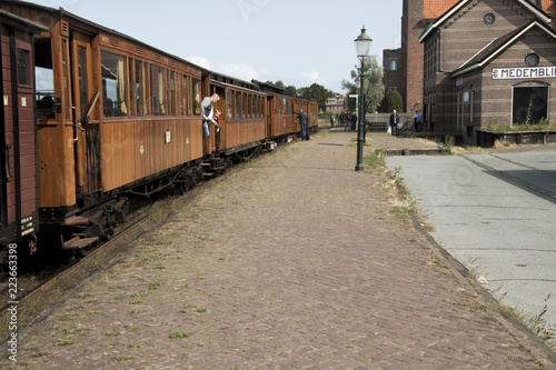 Platform of the historical railway