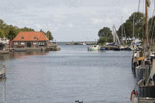 East harbor (Oosterhaven) is the entrance to Medemblik from the IJsselmeer photo