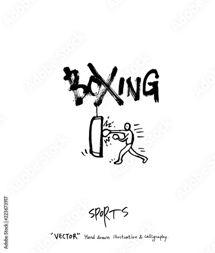 스포츠 포스터 / 손으로 그린 스포츠 그림