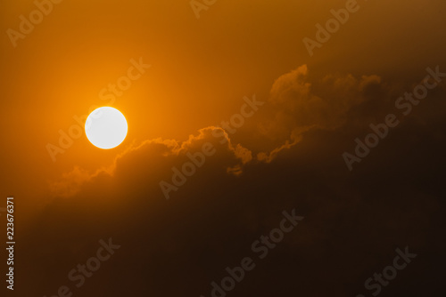 The Sun and clouds photo