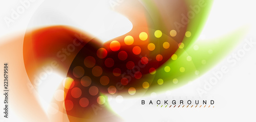 Fluid flowing wave abstract background