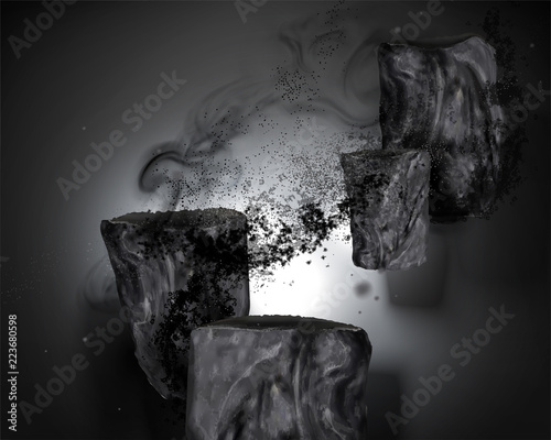 Bamboo charcoal elements