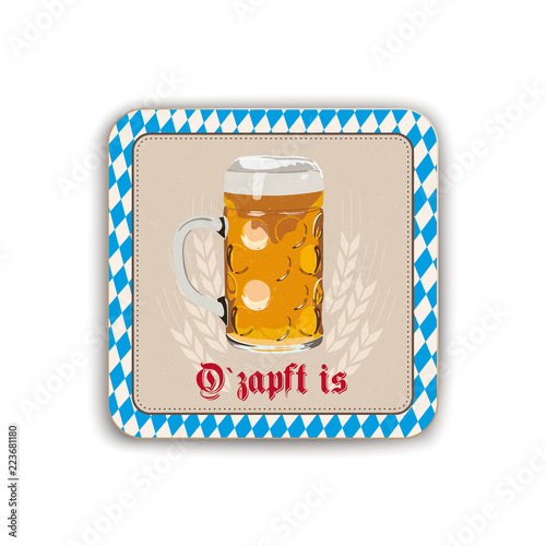 Bierdeckel O Zapft Is