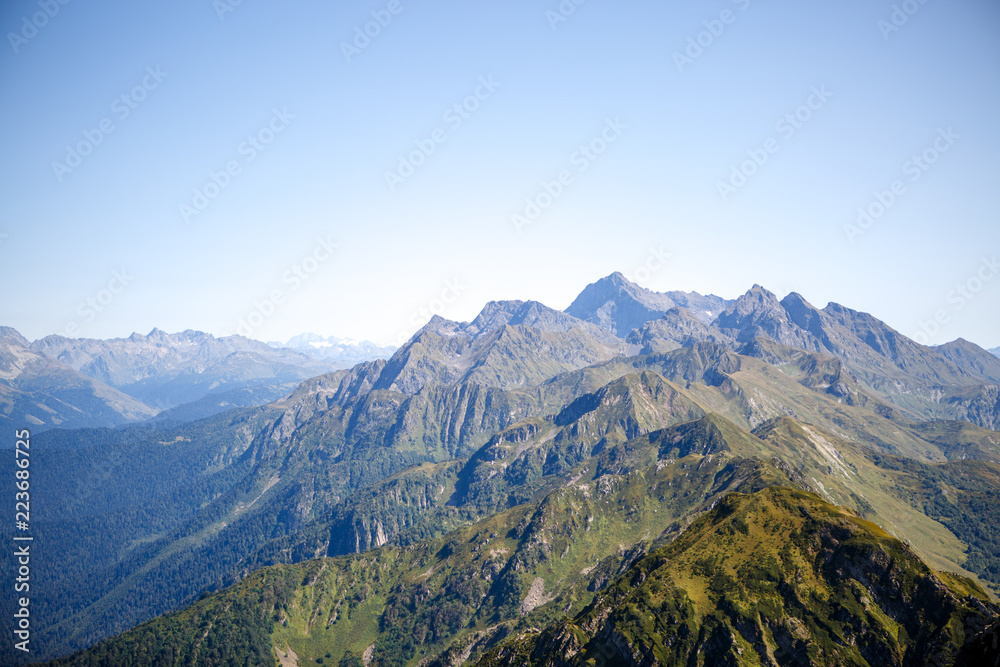 Photo of picturesque mountain landscape Photo of picturesque mountain landscape