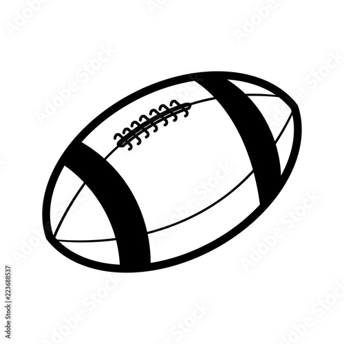 American football icon symbol  American football isolated on white background vector illustration