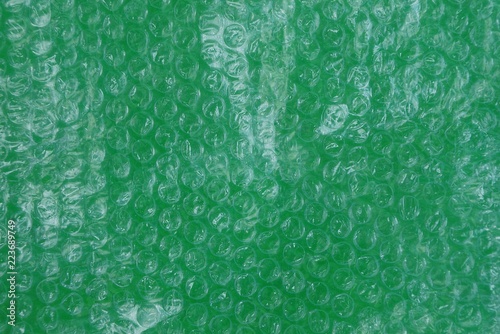 plastic green white texture of a piece of cellophane