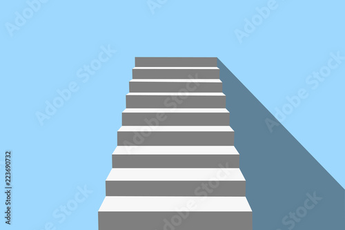 3d stair vector design