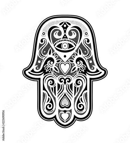 Hamsa or hand of Fatima.