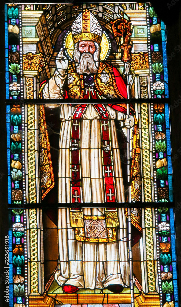 Saint Nicholas of Bari in the collegiata Church in San Gimignano
