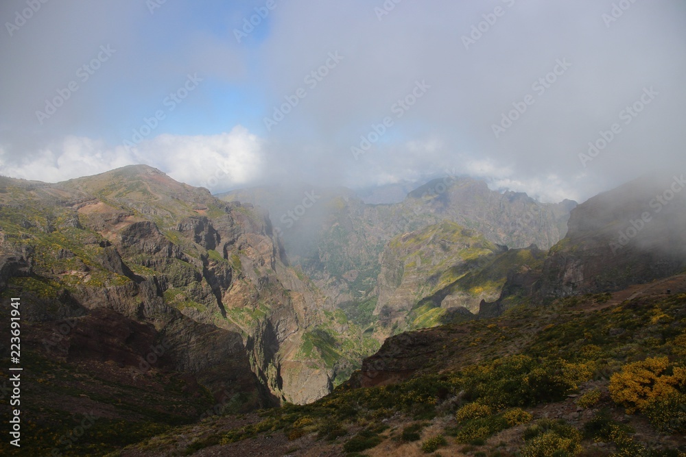 View from the peak of Arieiro
