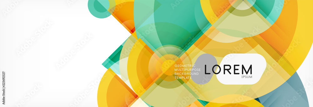 Circle abstract background