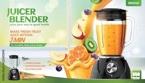 Juicer blender ads