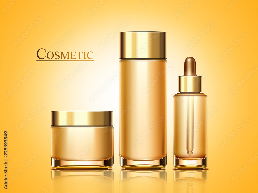 Cosmetic product mockup set Cosmetic product mockup set