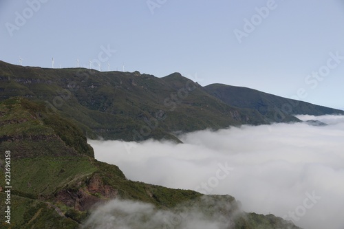 sea of clouds, mountains and windmills © Олег Можаров