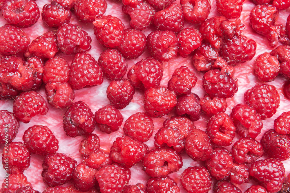 Fresh juicy raspberries background closeup photo ecological natural from your kitchen garden Fresh juicy raspberries background closeup photo ecological natural from your kitchen garden
