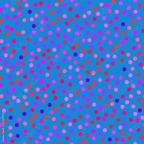 Spotted blue pattern