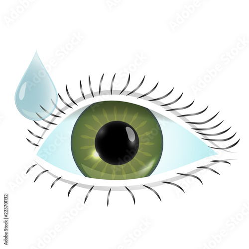 World sight day concept background. Flat illustration of world sight day vector concept background. The image of an eye.