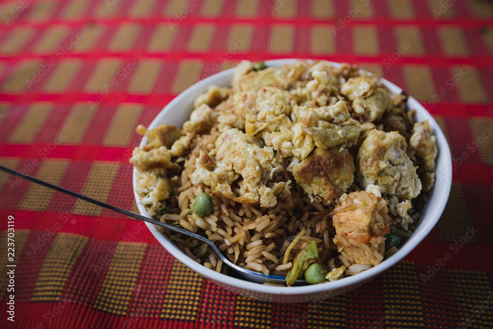 Traditional Kashmir food. Spicy fried rice. Traditional Kashmir food. Spicy fried rice.