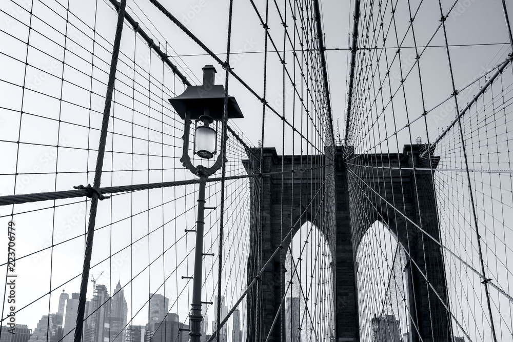 Obraz premium Nowy Jork Most Brookliński