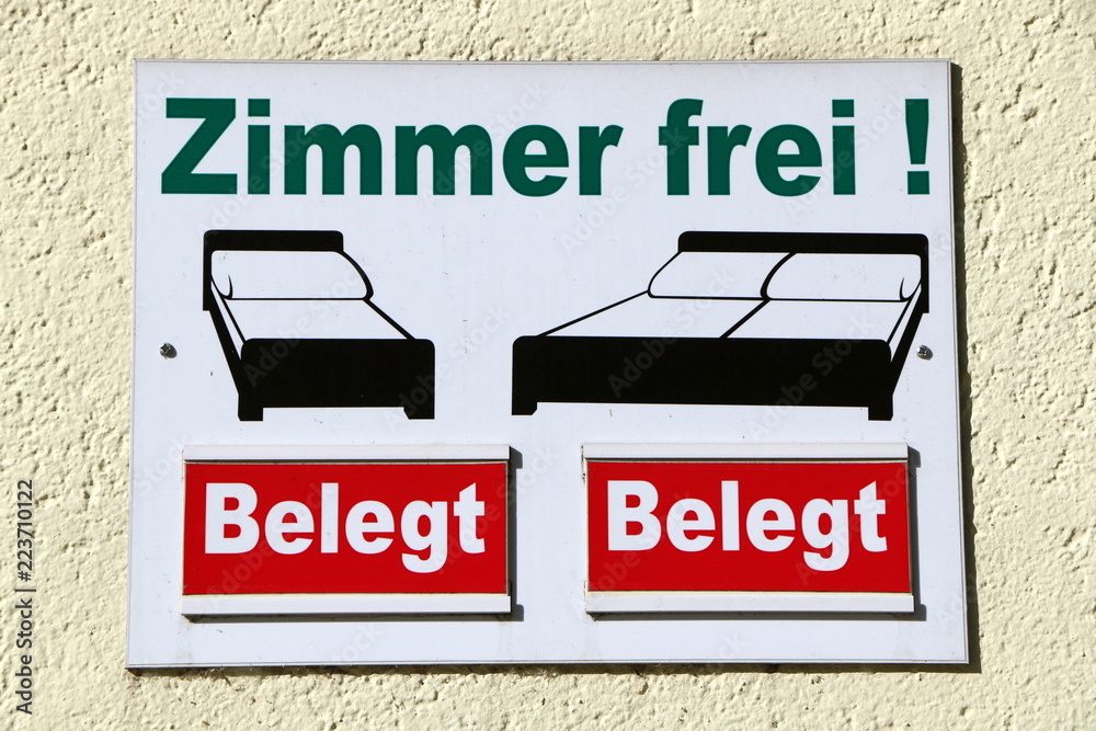 German sign: