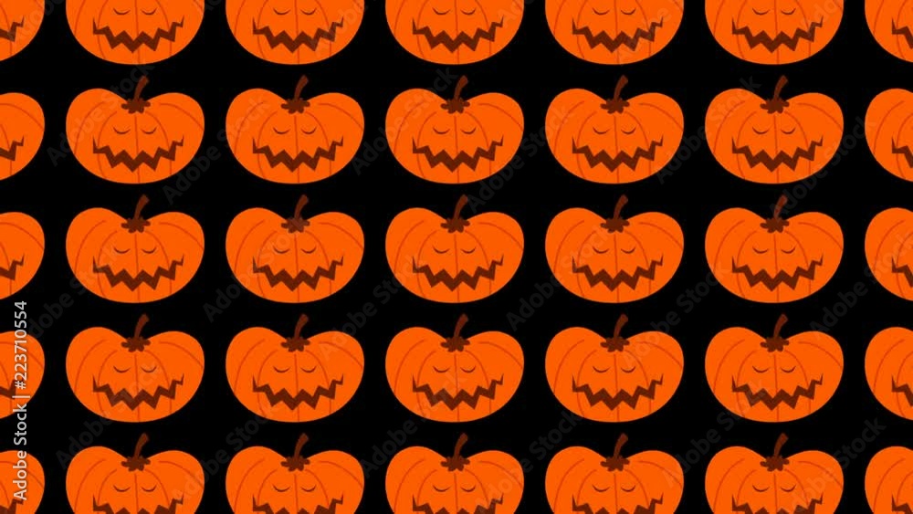 jack o lantern, Halloween pattern animation jack o lantern, Halloween pattern animation