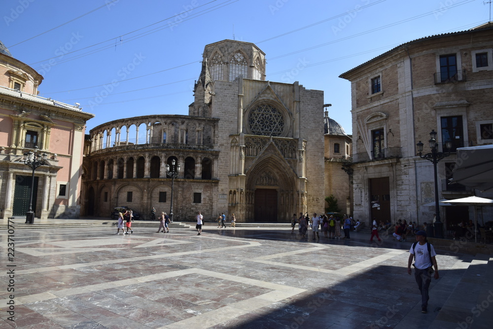 Fototapeta premium Valencia urbana verano 2018