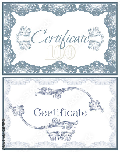Collection of vector certificates for design