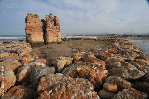 monument marsh of torre flavia ladispoli rome