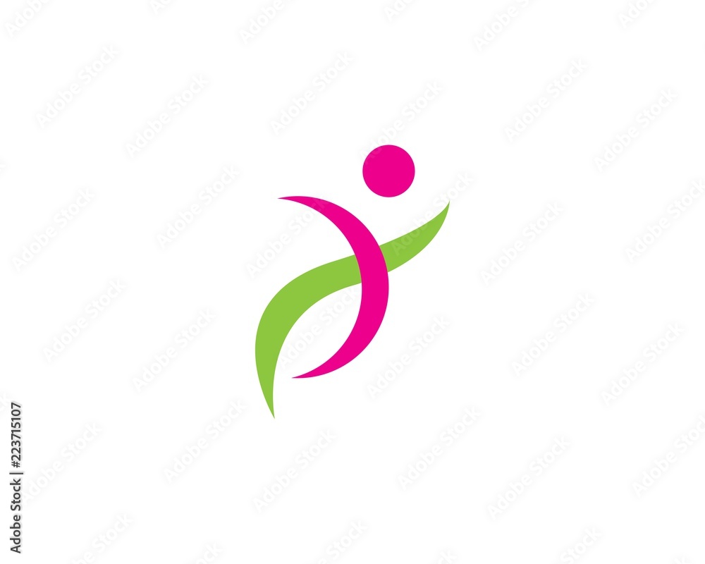 Healthy Human logo template Healthy Human logo template
