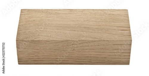 wooden bar isolated on white background