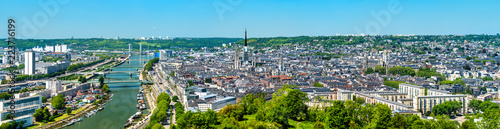 Panorama of Rouen, France
