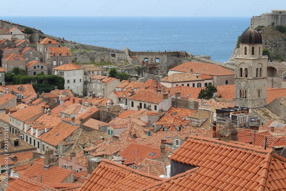 Dubrovnik in Croazia - tetti