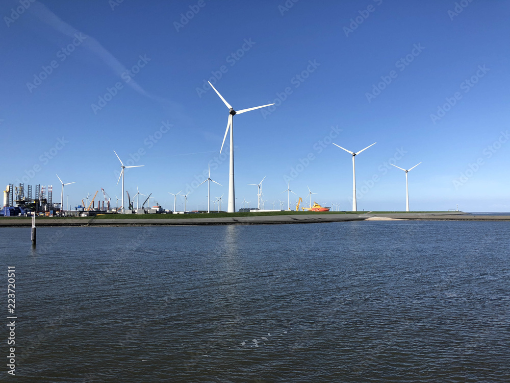 Windmills in the Eemshaven