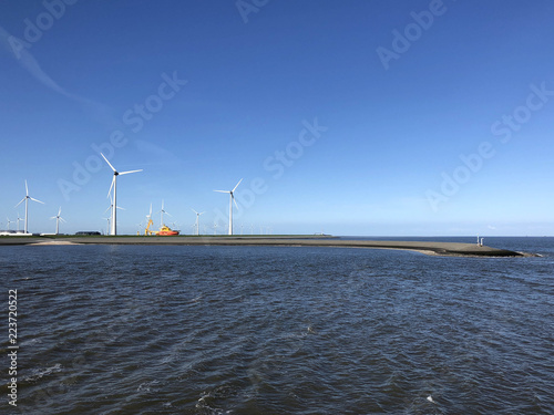 Windmills in the Eemshaven © TravelTelly