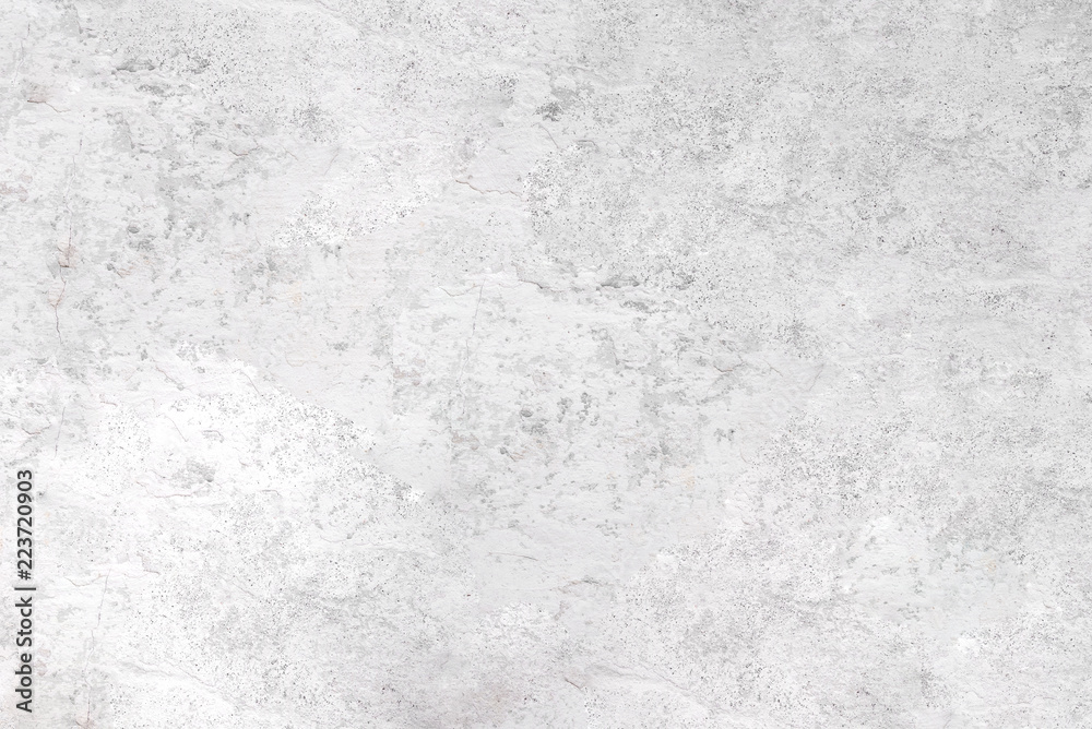 Obraz premium Background light gray wall with shabby paint, texture