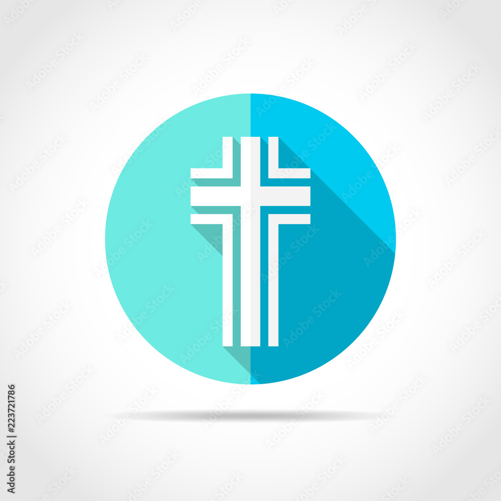 Obraz premium Christian cross. Vector illustration.