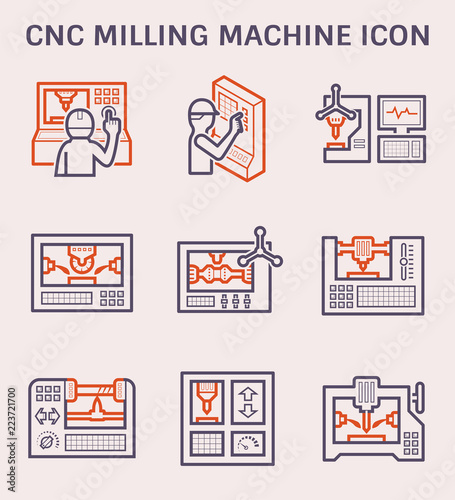 cnc milling icon
