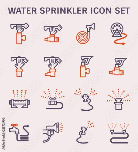 water sprinkler icon