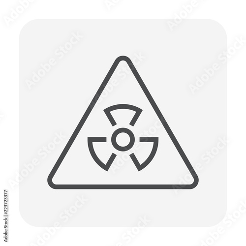 radiation icon black