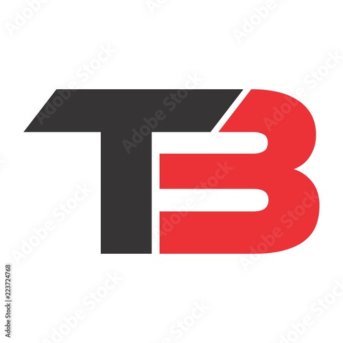 TB logo letter design  photo