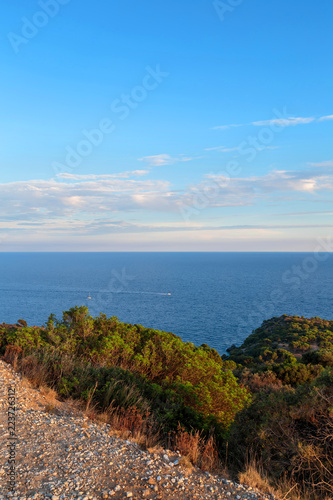 South of France. Mediterranean sea landscape. Sunset © KPad