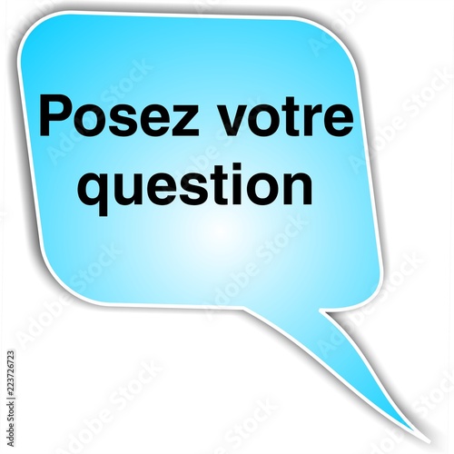 bulle posez votre question