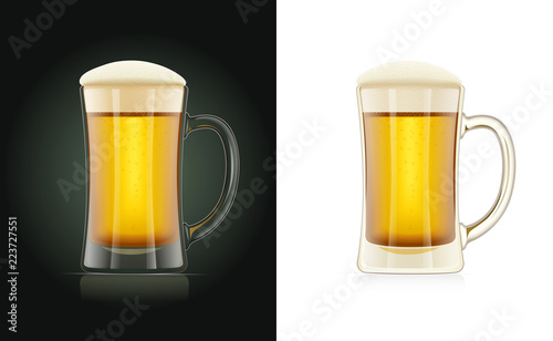 Beer glass. Brewery cup. Octoberfest holiday drink. Festival
