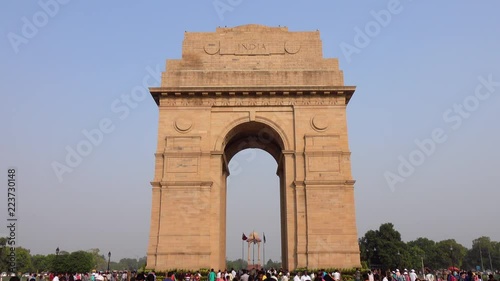 India Gate in New Delhi, India photo