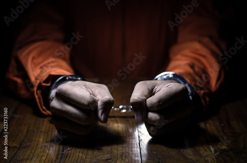 Prisoners were shackled in prison