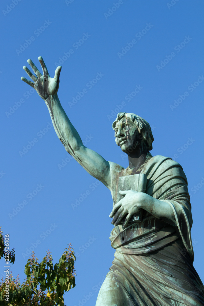 Fototapeta premium Joseph Görres Memorial in Koblenz, Germany
