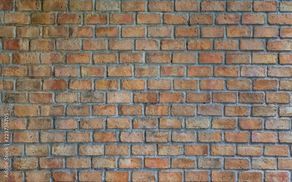 Obraz premium Crack old brick wall in a background