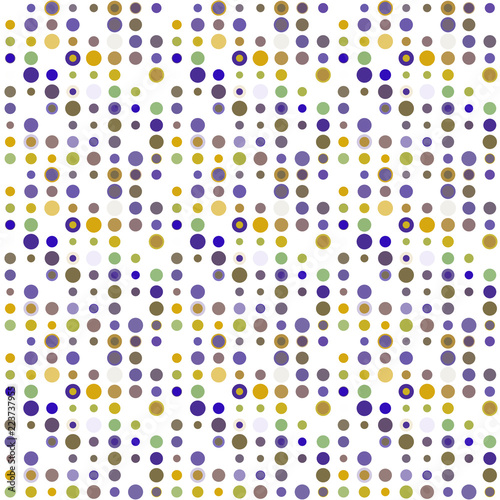 Wallpaper Mural Seamless abstract pattern background with a variety of colored circles. Torontodigital.ca