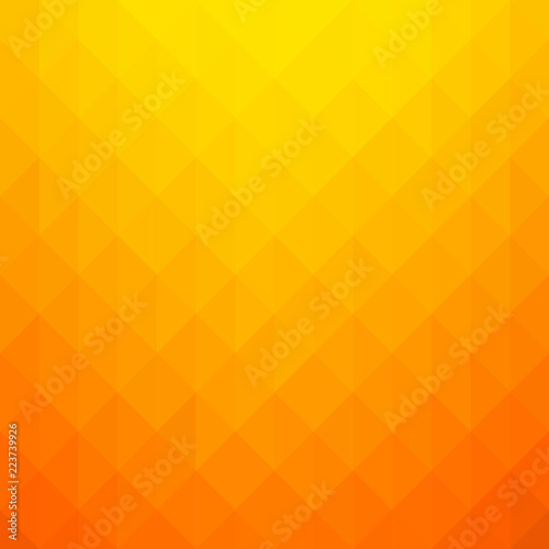 Abstract geometric pattern. Orange triangles background. Vector illustration eps 10.